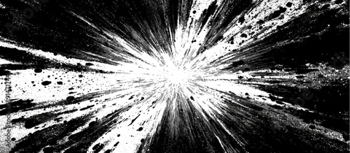 Old black cracked cement wall background with grungy texture design. vector scratched stone surface and dusty plaster crack background.