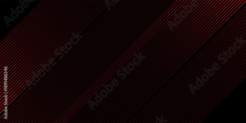 Red and black vector 3d futuristic tech glow and shinning line simple modern graphic nice