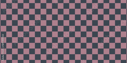 Psychedelic Checkerboard. Wavy groovy chessboard surface. Abstract checks seamless vector pattern. Wave distortion effect. Vector illustration.