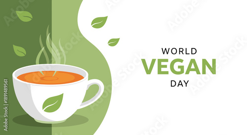 Celebrate World Vegan Day with Fresh Vegan Tea for a Healthy Lifestyle Option