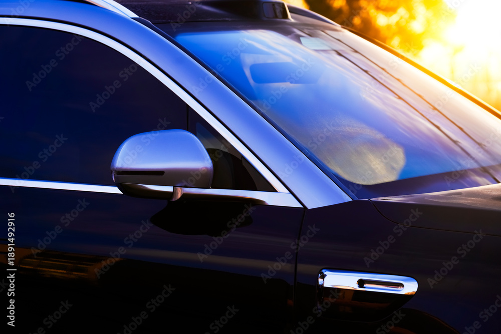 Obraz premium car rearview mirror