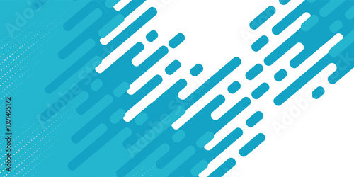 Blue Rounded Lines Background Abstract Liquid Shape Dashed Lines and Dots. Vector Illustration
