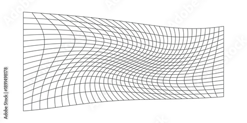 Net flying waving. Texture wave textile. Fabric square cells of sea wind. Vector illustration rolling hills. Flag windy stream flow. Network structure surface checkered background sport lines border.