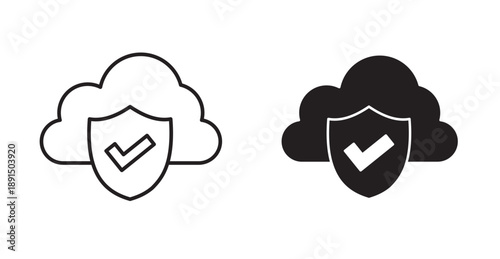 cloud protection icon