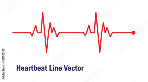Heartbeat, heart beat vector, heartbeat line, heart beat icon.