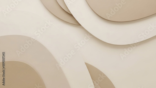 Abstract Organic Layers of Neutral Tones Creating Depth and Visual Interest