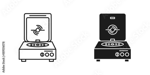 DJ Turntable Controllers in Black and White Design