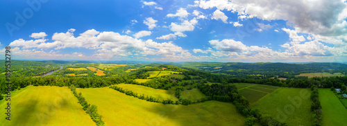 Fotografía Summer Panorama of the Pennsylvania Countryside