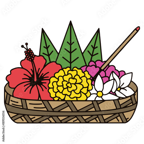 Canang Sari Balinese Hindu Offering