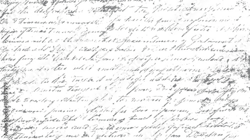 Faded handwritten script on textured paper with grey ink handwriting vintage