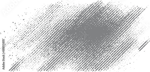 Gray textured abstract background with diagonal lines and scattered dots white