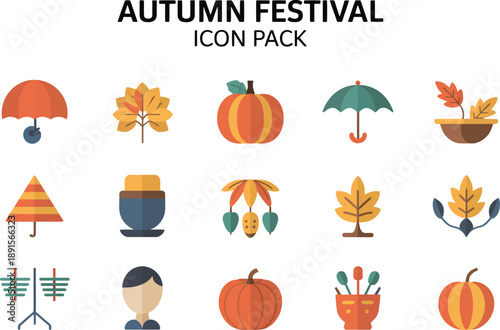 Autumn Festival Icon Collection