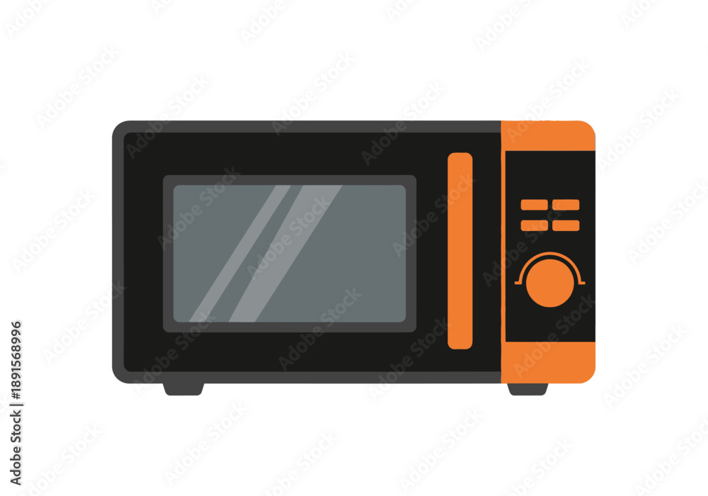 Obraz premium Modern Microwave Oven with Control Panel.