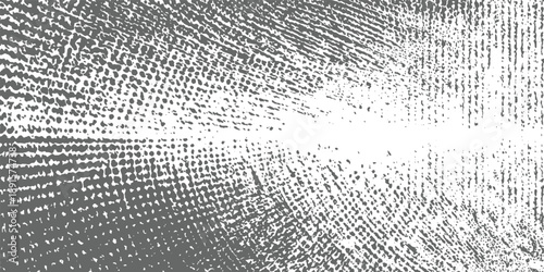 Grayscale abstract pattern of dense dots and lines radiating outwards background texture