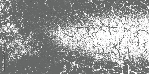 Cracked grey and white textured background with granular and linear patterns
