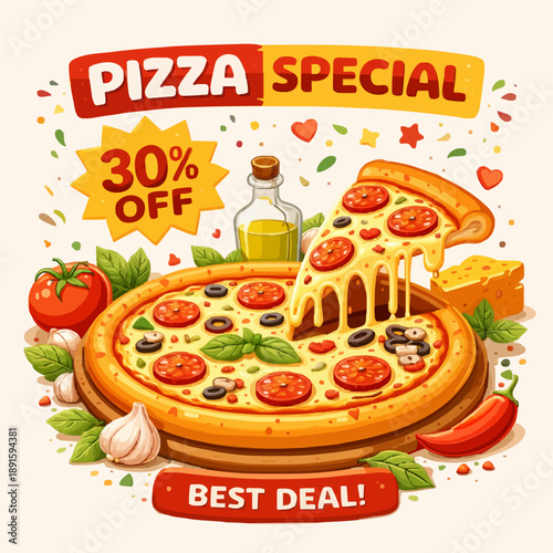 Pizza Offer And Food Deal