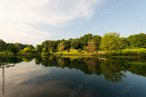 Vienna, Virginia, USA - July 2nd 2014 - Photo showing Meadowlark Botanical Gardens in Vienna, Virginia.