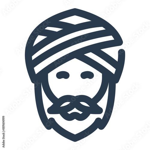 Rajasthani turban traditional headwear from Jaipur