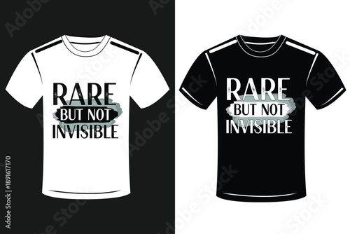 T-Shirt Vector Mockup with Rare but Not Invisible Text