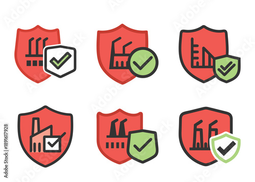 Security measures for industrial manufacturing and factory, ensuring compliance with standards