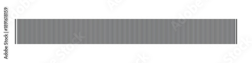 Straight line, stripe series from thin to thick, Black line