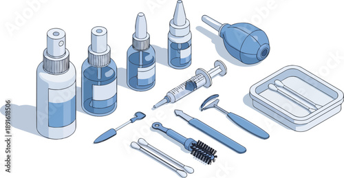 eyelash care tools and supplies