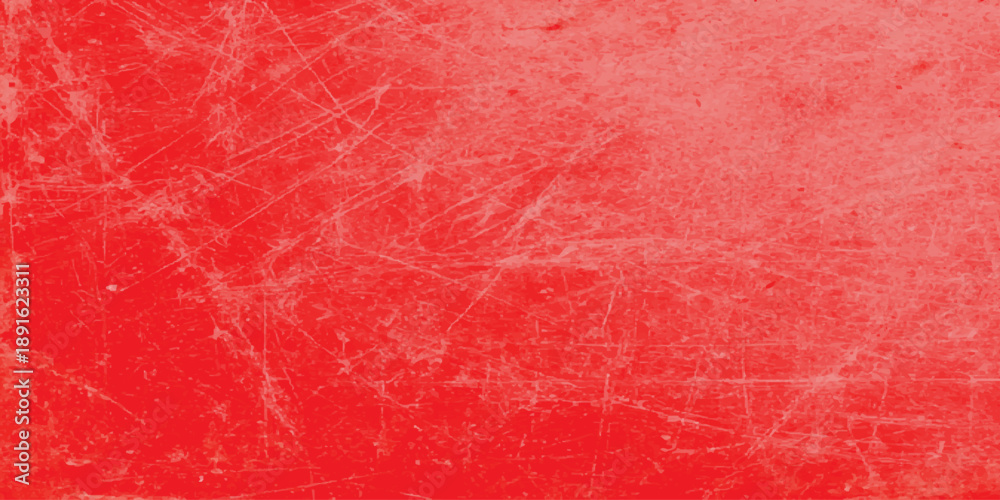 Fototapeta premium A vintage red grunge paint texture features a rough, textured surface with an old paper design that resembles a dirty cement wall or a close-up of raw beef material