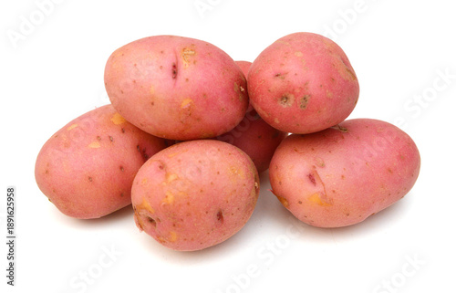 Red Potato with white background 
