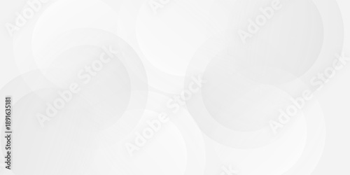 Abstract background with gray circle. White and grey abstract modern transparency circle presentation background. Vector circles template vector design. Object web design. Round shape. Minimal poster