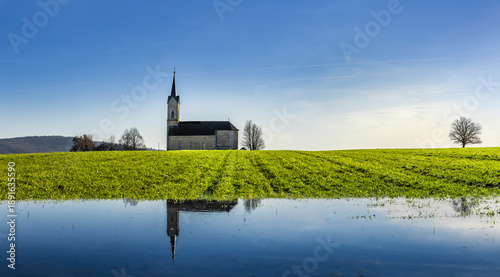 Birschwinder Kapelle im Steigerwald in Deutschalnd