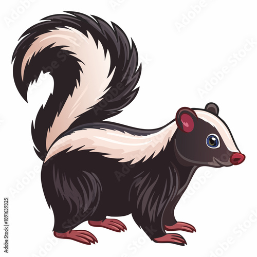 Stinktier - Cartoon Comic Stil