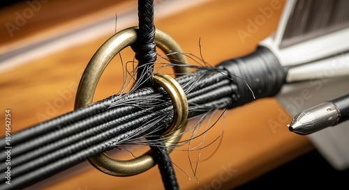 Fishing Rod with Fly and Reel.