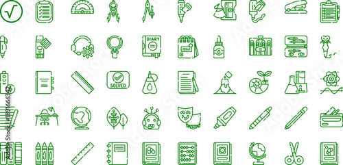 E-commerce icon set. Containing shopping cart, online store, product, payment, delivery, checkout, discount, customer and more icons, vector illustration, vector pictograms, vector icons set