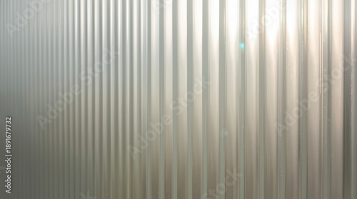Frosted Fluted Glass Texture with Soft Light