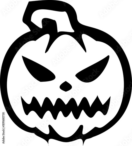 Halloween pumpkin vector set, spooky faces, carved pumpkins, scary expressions, creepy designs, Halloween decoration, pumpkin silhouettes, October graphics festivities