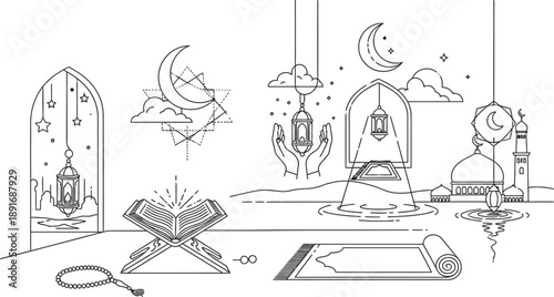 Ramadan illustration