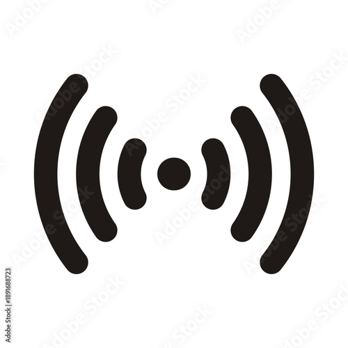 Wi-Fi Icon – Wireless Internet Signal Symbol