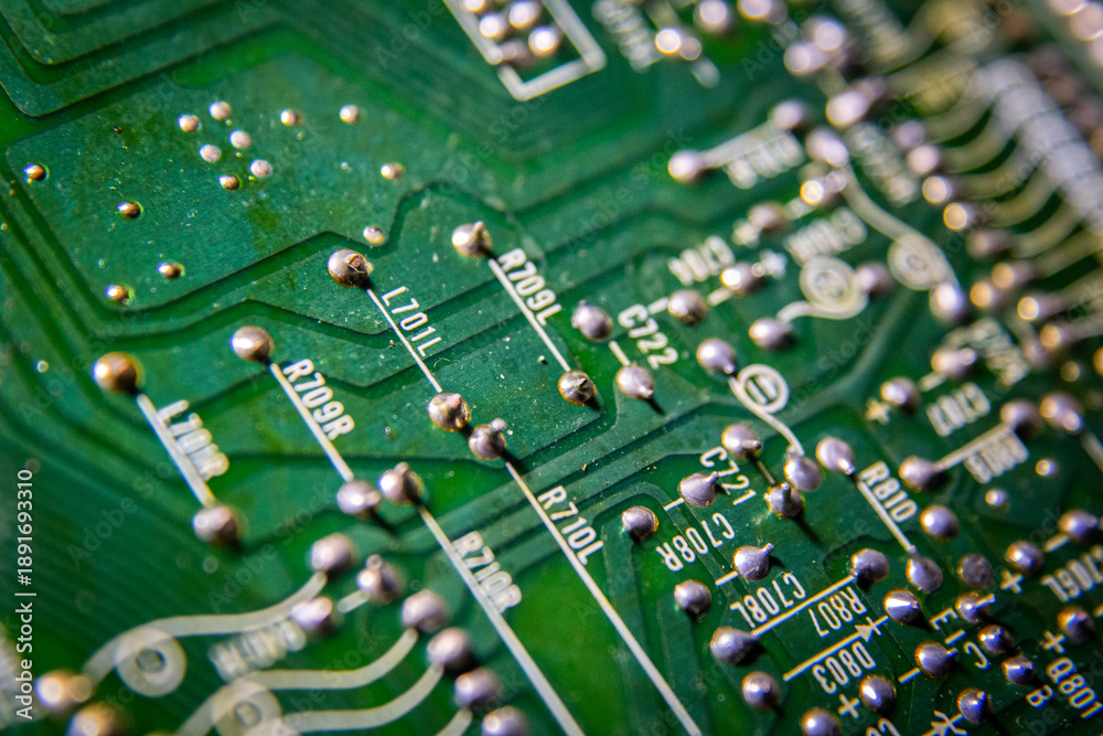 Obraz premium electronic circuit board