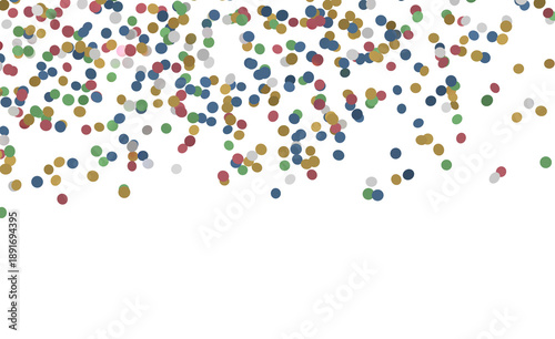 Abstract background with colorful confetti falling downwards. Perfect for festive events, celebrations, and design eleme