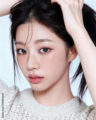 portrait of a young Korean woman