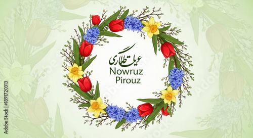 Vibrant japanese lanterns under blooming cherry blossoms at night festival