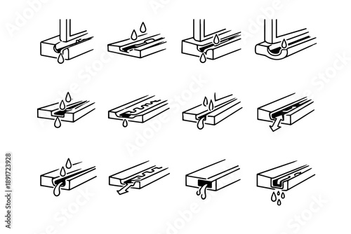 Precision window construction focus sill vector free calm silhouette icon icons flow