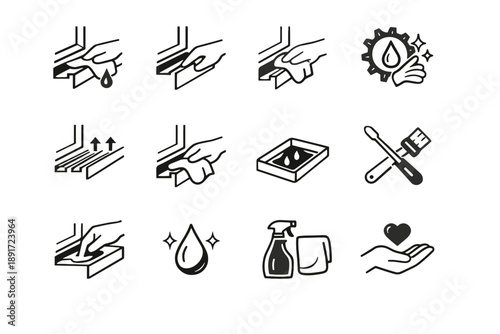 Icons minimalist groove icon usability window logic reaching focus vector quick care