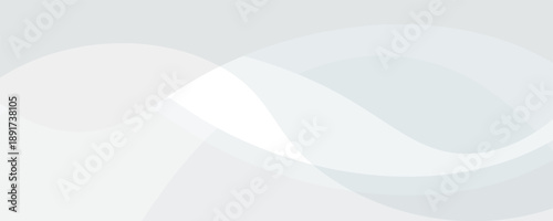 Abstract white geometric banner design background, modern luxury gray simple.