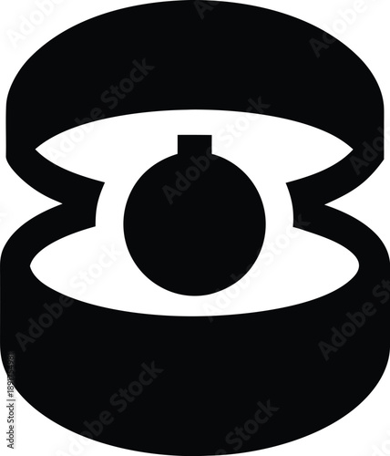 ring silhouette vector illustration on transparent background