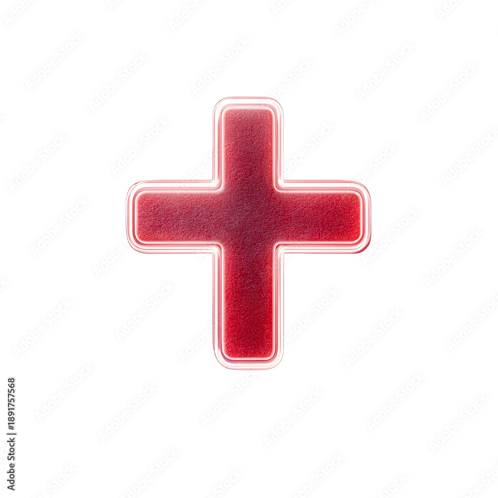Fototapeta premium Cross. Switzerland, Denmark, Greenland, Georgia, flag, Peru, Japan, Turkey, Poland, Austria, Canada flag, image in national colors on a neutral transparent background.