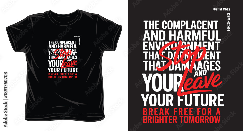 Fototapeta premium Make today a great day colorful t-shirt design with sun and heart icons for positive inspiration
