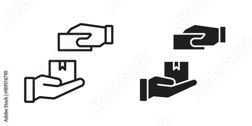 Cash on delivery icon vector design. Vector elements for infographic web