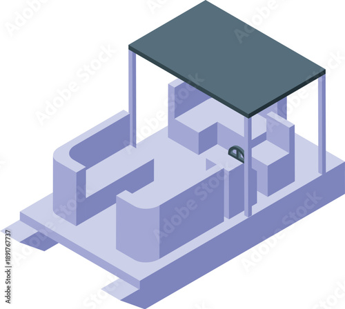 Pedal boat with canopy offering protection from sun during summer activity on lake or river