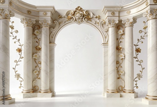 Luxury Decorative Column Arch for Wedding and Event Design